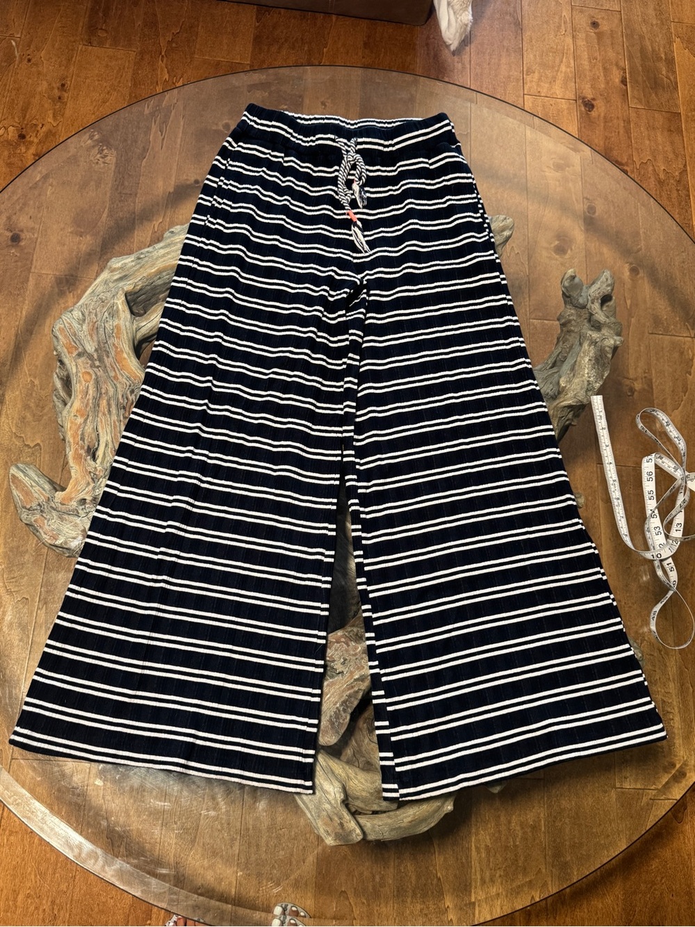 Sundry Striped Wide Leg Pants